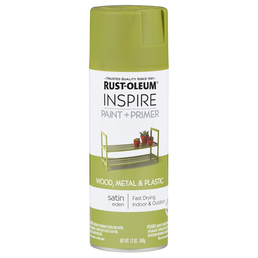 RustOleum Satin Eden Spray Paint and Primer In One (Actual Net