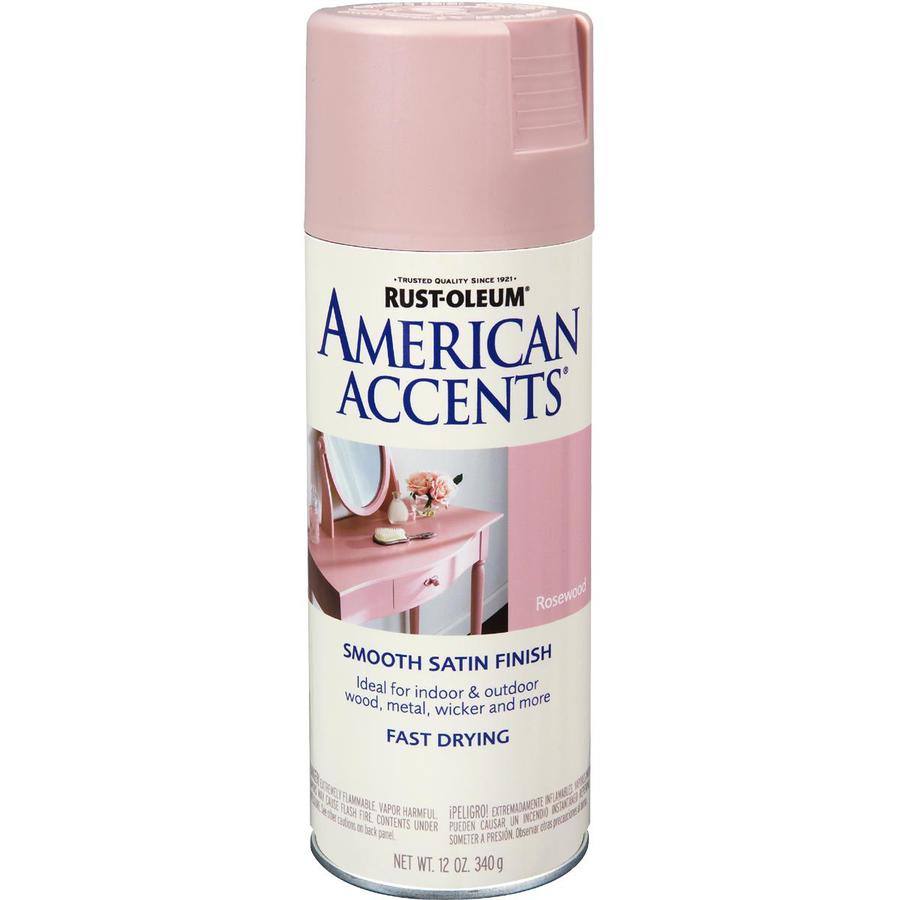 RustOleum 12 Oz. Rosewood Satin Spray Paint at