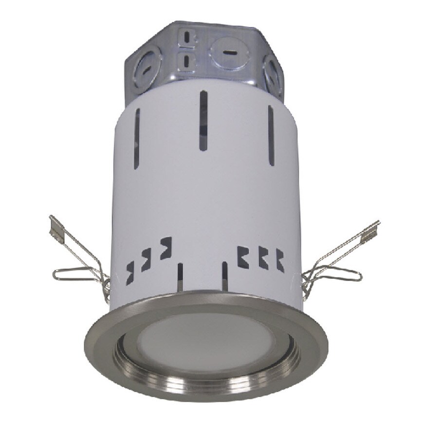 Utilitech Pro White Integrated Remodel Recessed Light Kit (Fits Opening 4in) at