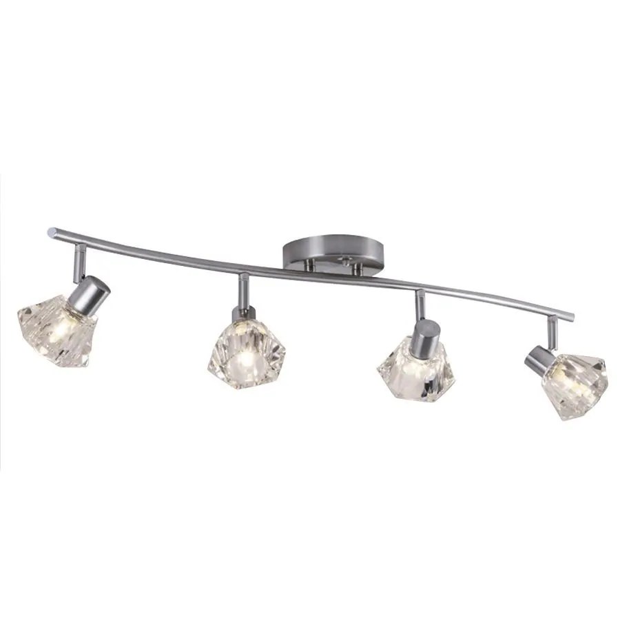 Portfolio 4Light 29.92in Brushed Nickel Dimmable Fixed Track Light