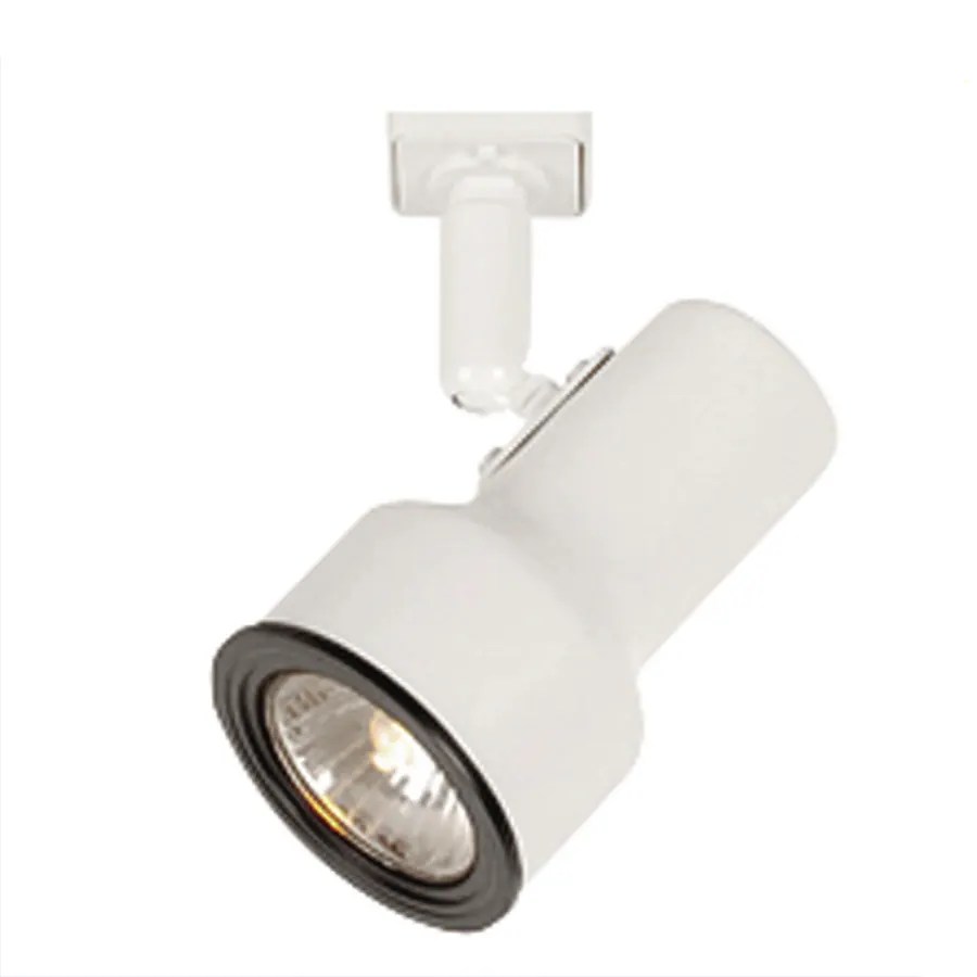 Portfolio 1Light Dimmable White Step Linear Standard Track Lighting Head at