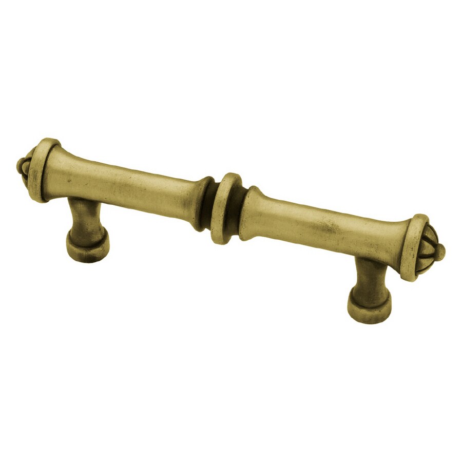 betsyfieldsdesign 3in CentertoCenter TumbledAntique Brass Bar