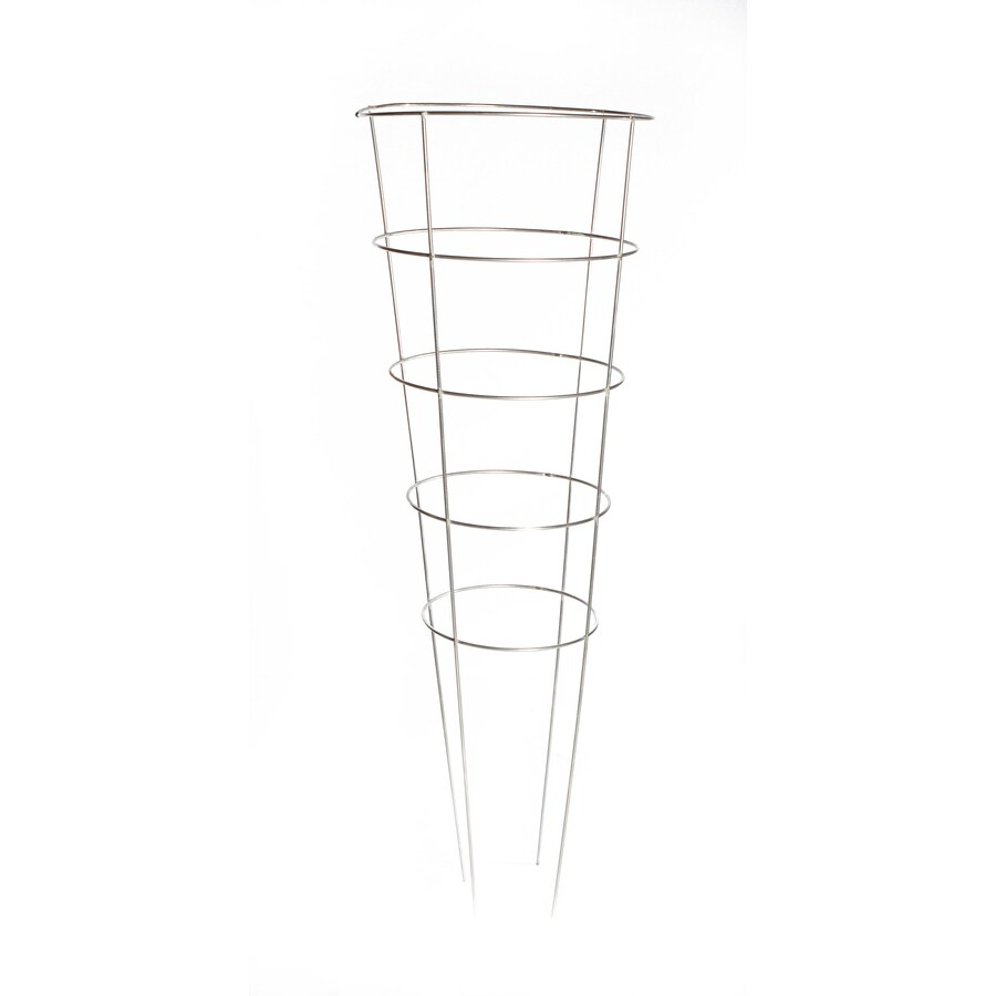 72in Galvanized Steel Wire Round Tomato Cage in the Tomato Cages