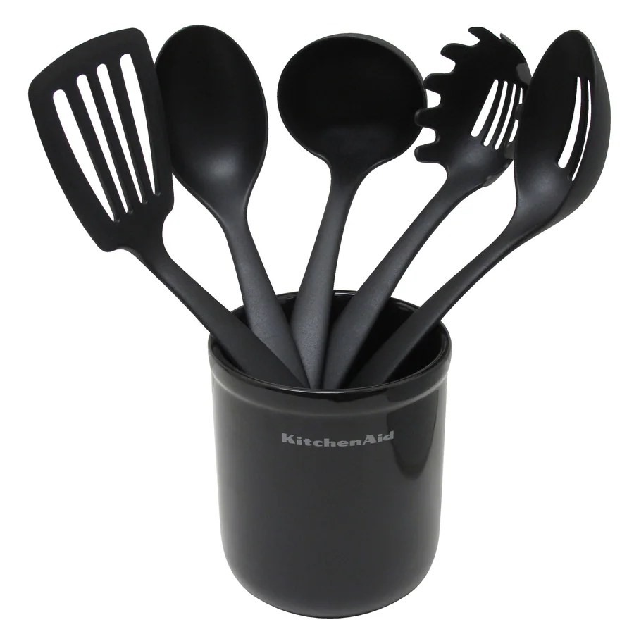 KitchenAid Plastic Kitchen Utensil Holder in the Kitchen Utensil