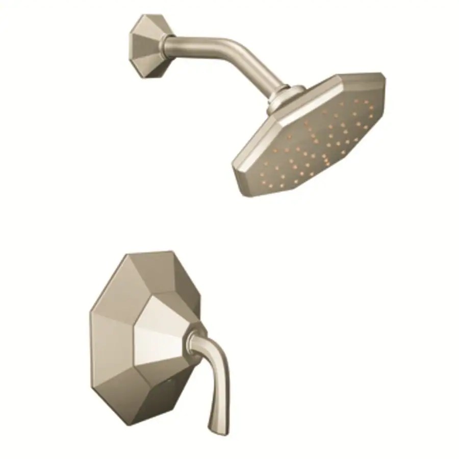 Shop Moen Felicity Brushed Nickel 1Handle Shower Faucet with Rain