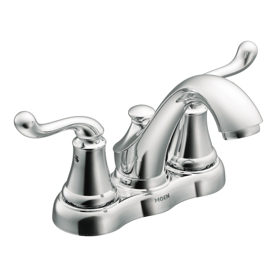 Moen Muirfield Chrome 2Handle 4in Centerset WaterSense