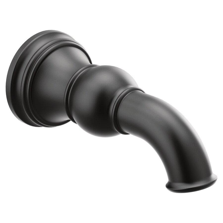 Moen Matte Black Bathtub Spout in the Bathtub Spouts department at
