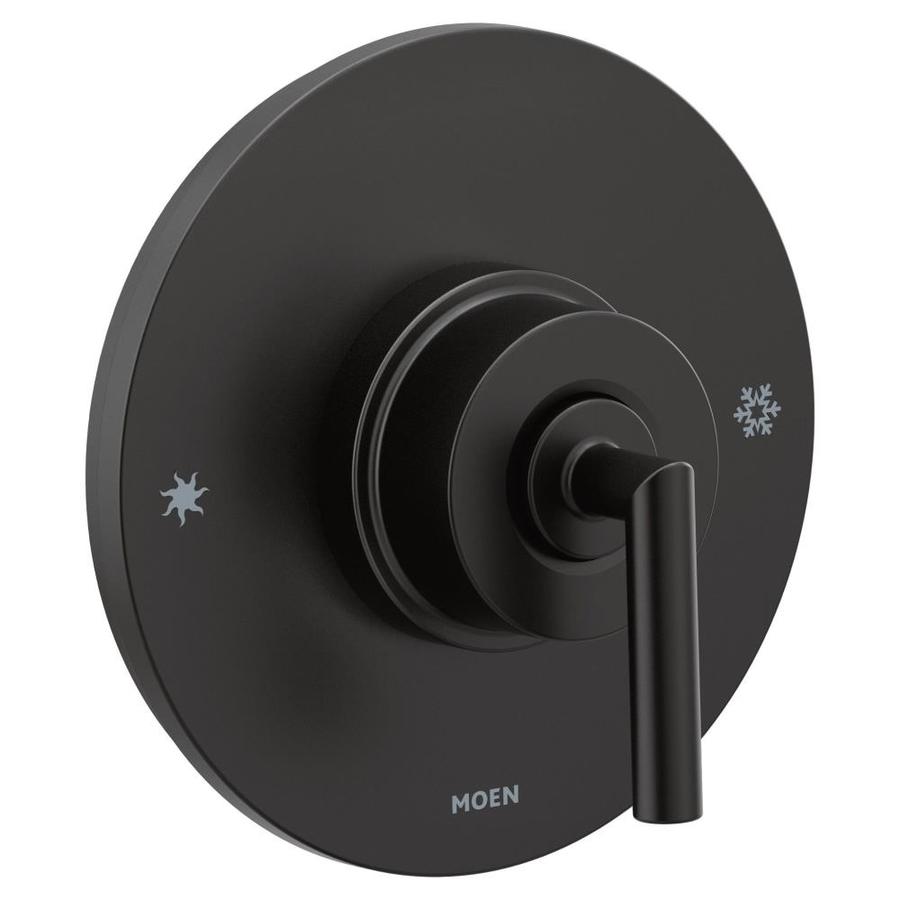Moen Matte Black Lever Shower Handle in the Shower Faucet Handles