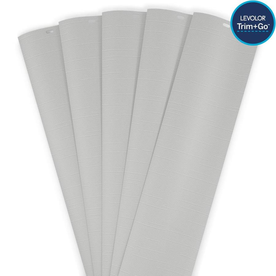 LEVOLOR Trim+Go 13Pack 3.5in Slat Width 84in SCurve Gray Linen