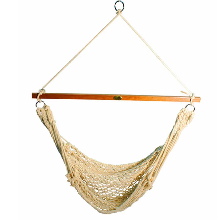Algoma White Rope Hammock Chair at
