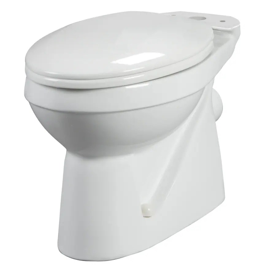 Thetford Bathroom Anywhere White Elongated Toilet Bowl at