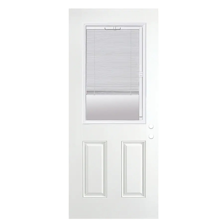 ReliaBilt 36"W HalfView Fiberglass Entry Door Unit at