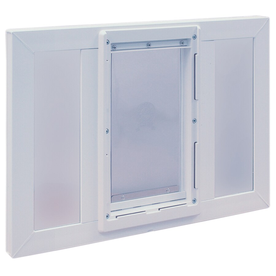 Ideal Pet Products Vinyl Sash Window Small White Vinyl Window Pet Door