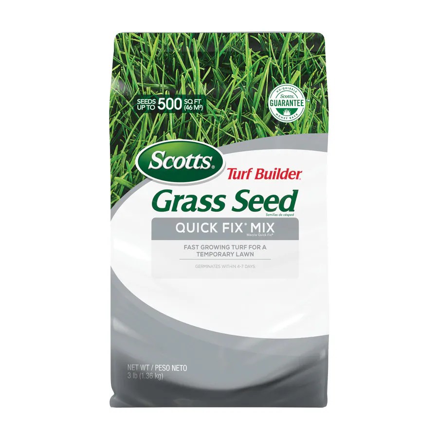 Scotts Turf Builder Quick Fix Mix 3lb Mixture/Blend Grass Seed in the