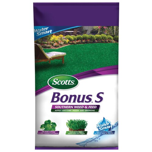 Scotts 10M Bonus S Southern Weed and Feed Water Smart Lawn Fertilizer