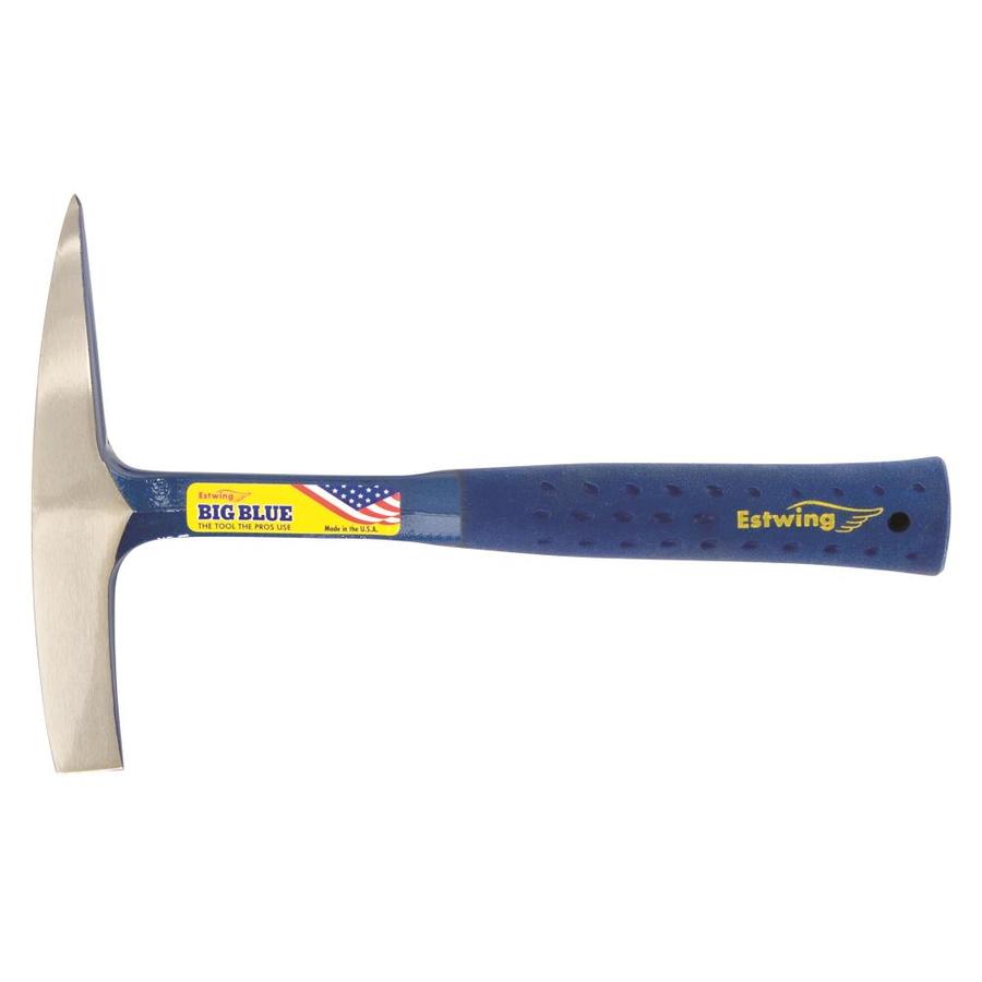 Estwing 14oz Beveled Face Steel Head Rubber Brick Hammer at