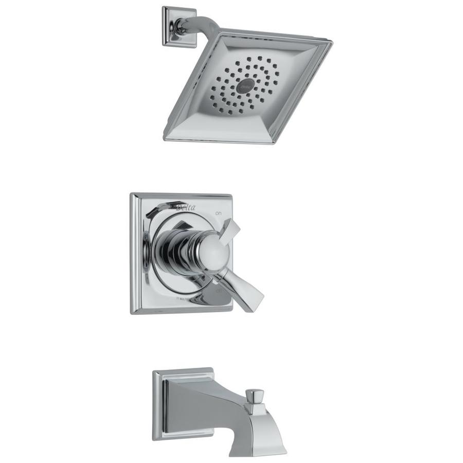 Delta Chrome 1Handle Bathtub and Shower Faucet with Valve at
