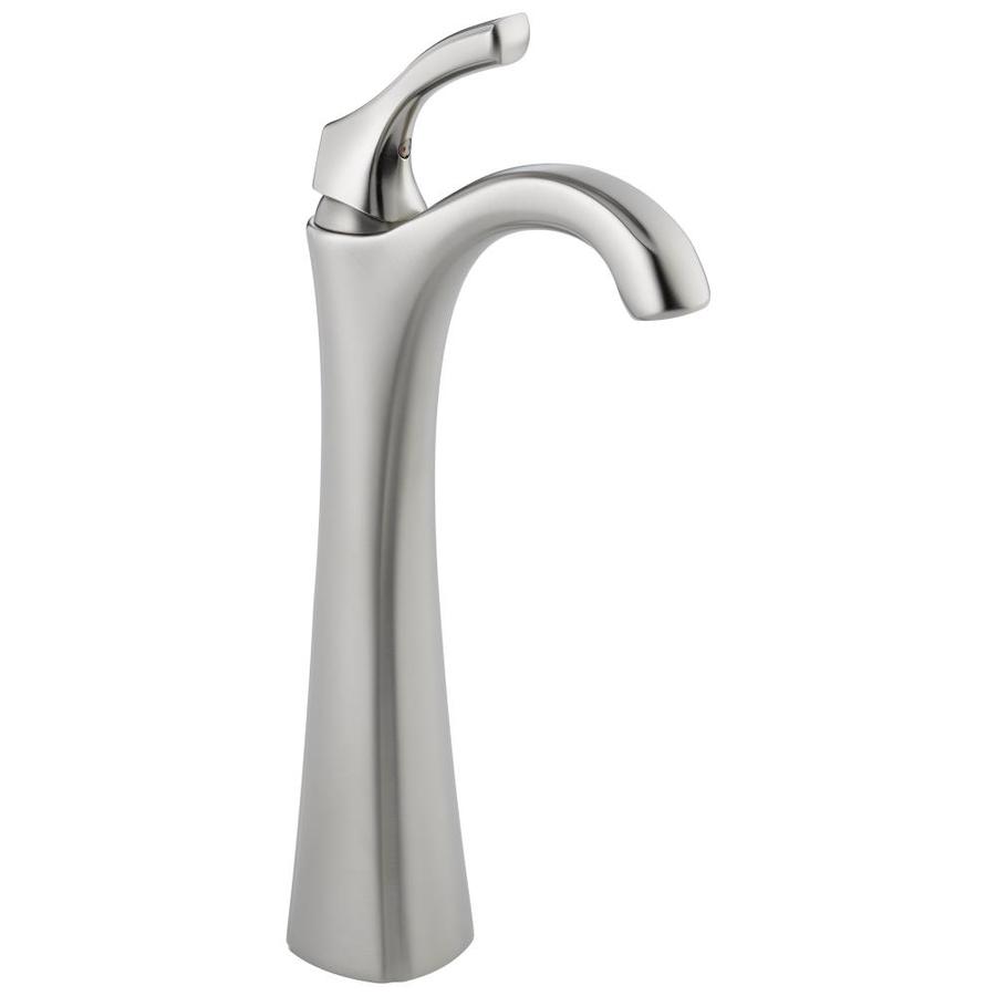 Delta Addison Stainless 1Handle Single Hole WaterSense Bathroom Sink