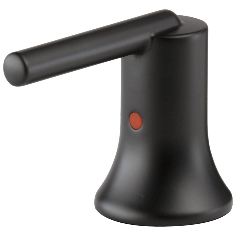Delta Bathroom Sink Faucet HandlesPack Matte Black Bathroom Sink