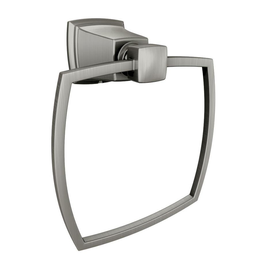 Shop Moen Boardwalk Spot Resist Brushed Nickel Wall Mount Towel Ring at