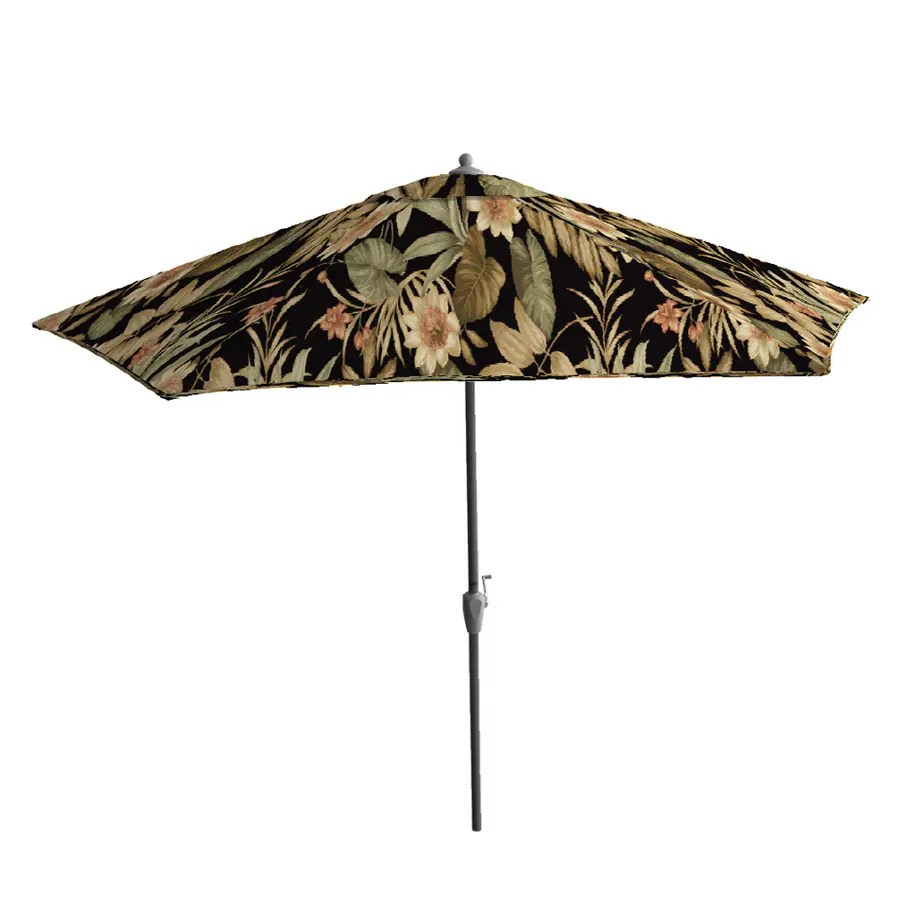 Bianca Floral Aluminum Market Umbrella at