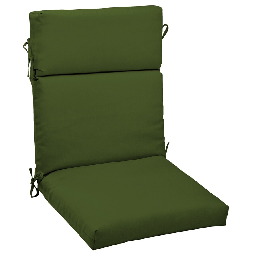 46" x 22" Dark Green Solid Chair Cushion at