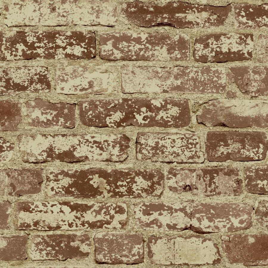 Exposed Brick Wallpaper Lowes / Arthouse Black Brick Wallpaper In The Wallpaper Department At