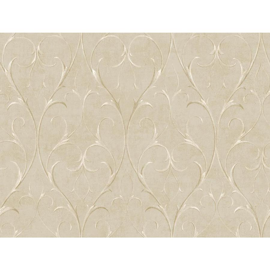 York Wallcoverings Inspired by Color Metallics Book 60.75sq ft Taupe