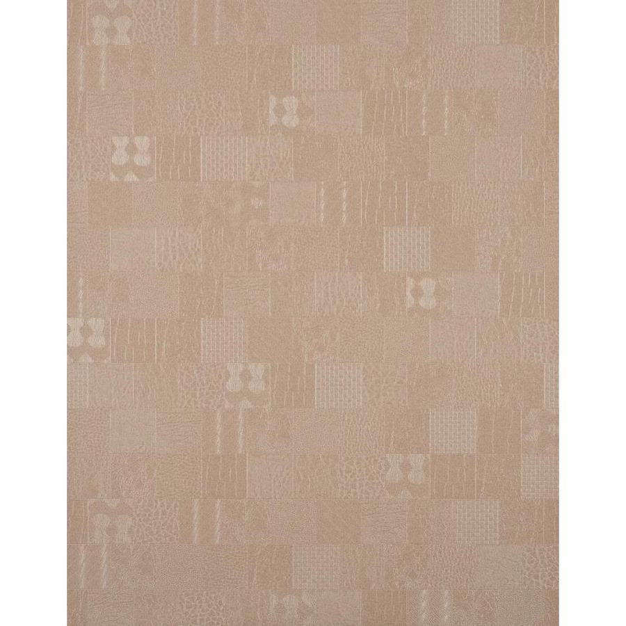York Wallcoverings York Textures Dark Tan Vinyl Textured Checks
