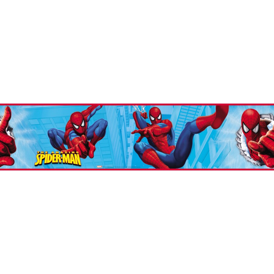 RoomMates Amazing Spiderman Peel and Stick Border at