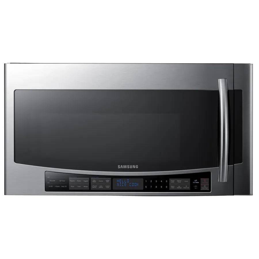 Samsung 2.1cu ft OvertheRange Microwave with Sensor Cooking (Stainless Steel) in the Overthe