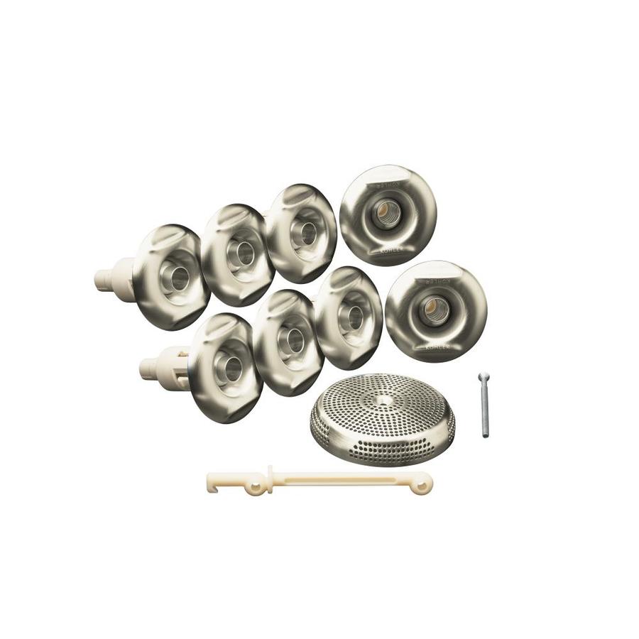 KOHLER Brushed Nickel 8Pack Whirlpool Jets in the Whirlpool Tub & Air