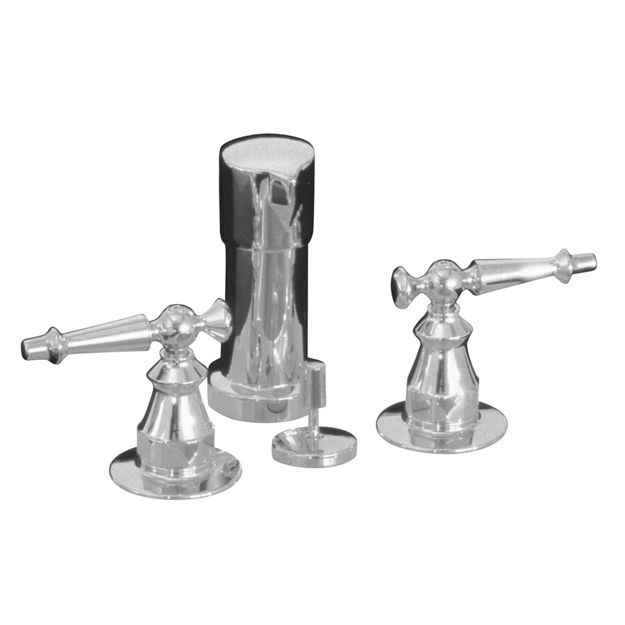 KOHLER Antique Polished Chrome Vertical Spray Bidet Faucet at