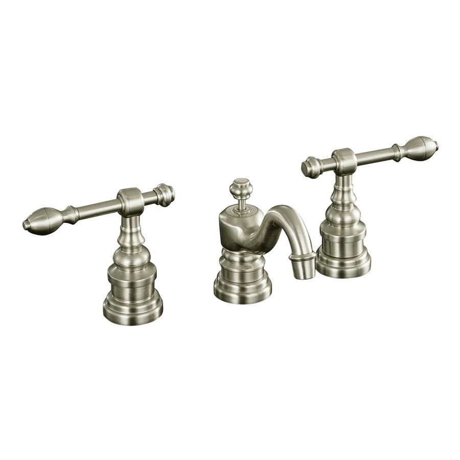 KOHLER IV Brass Brushed Nickel 2Handle Widespread WaterSense
