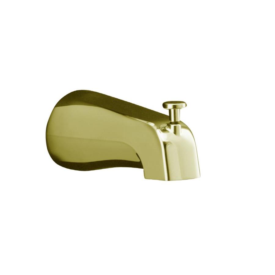 KOHLER Polished Brass Bathtub Spout with Diverter in the Bathtub Spouts department at