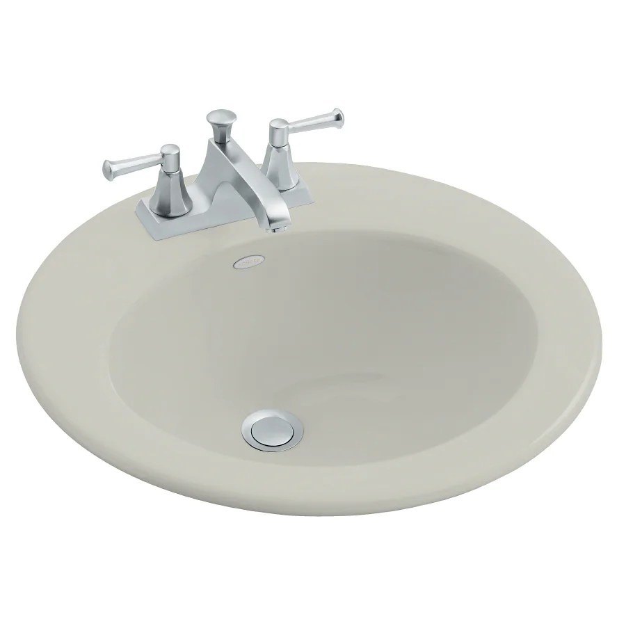 Shop KOHLER Ice Grey Cast Iron Bathroom Sink at