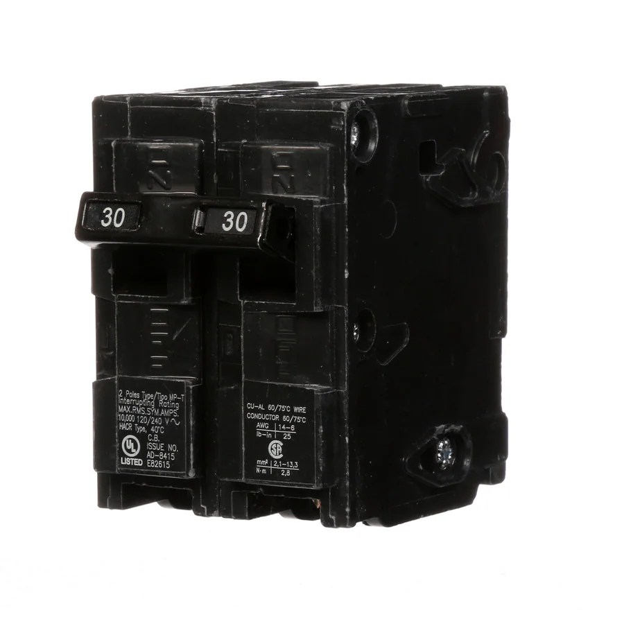 Murray QP 30Amp DoublePole Circuit Breaker in the Circuit Breakers