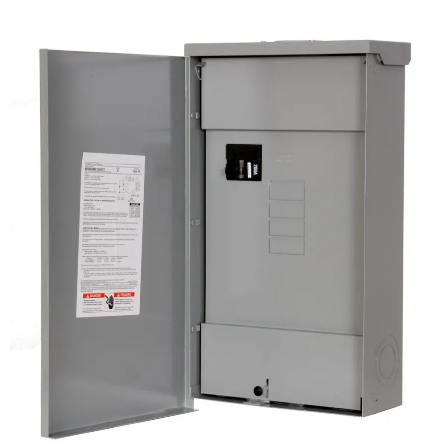 Siemens 200Amp 2Spaces 4Circuit Main Breaker Load Center in the