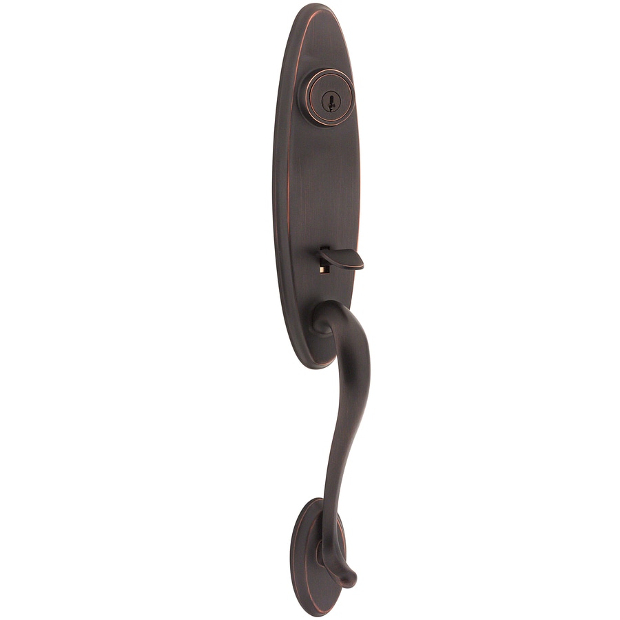 Kwikset Wellington Adjustable Bronze Entry Door Exterior