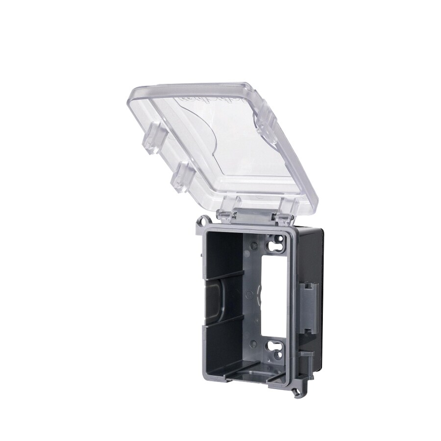 REDDOT 1Gang Rectangle Plastic Electrical Box Cover in the Electrical