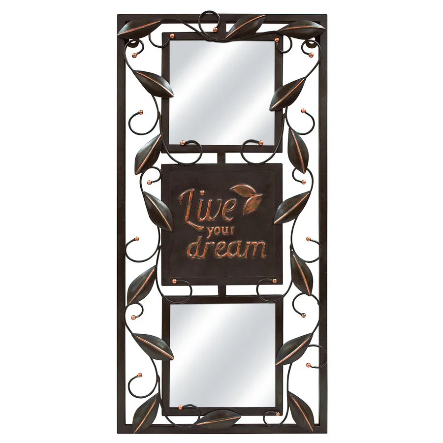 MCS Industries H Oil Rubbed Bronze Wall Mirror at
