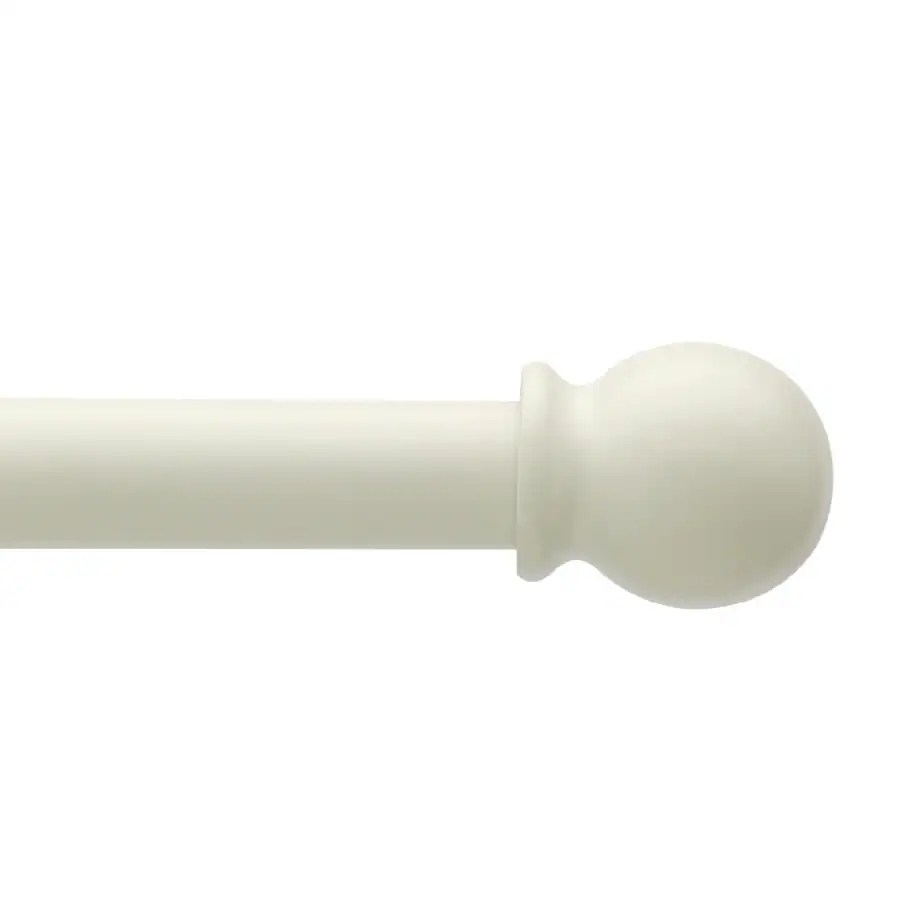 Shop Style Selections White Wood Curtain Rod Set at