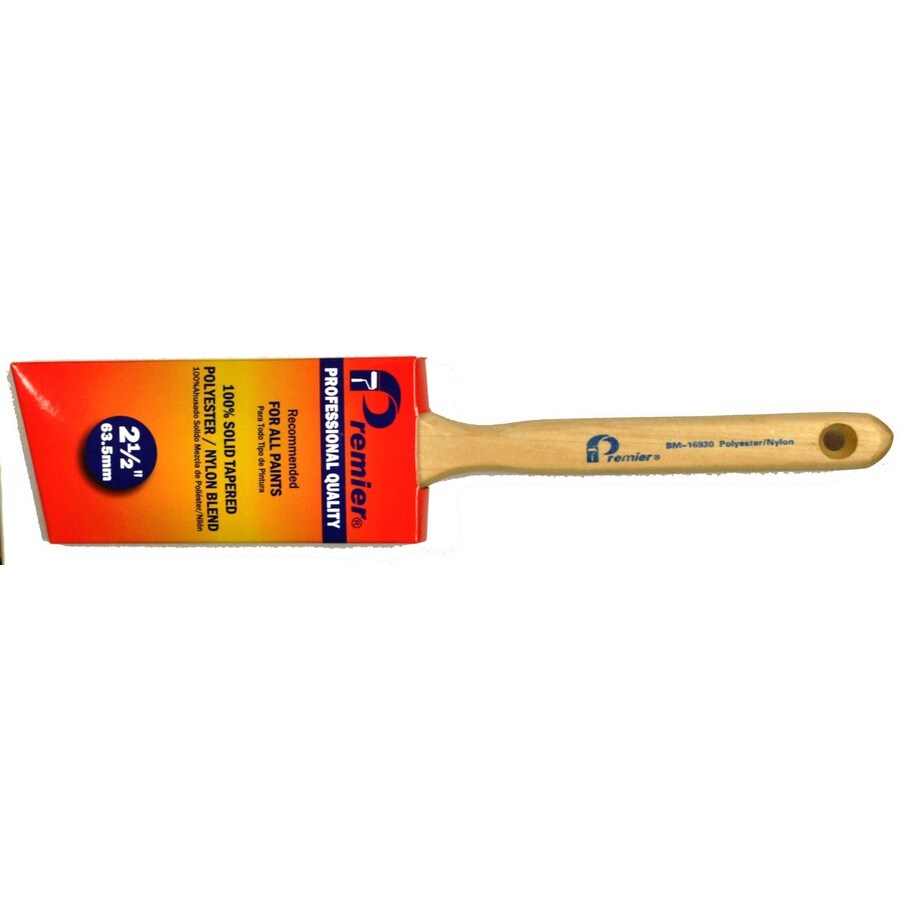 Premier Nylon Polyester Blend Angle 2.5in Paint Brush at