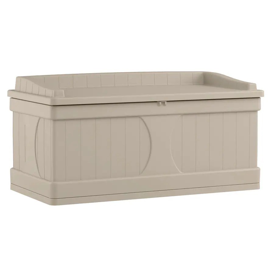Suncast Suncast 99Gallon Patio Storage Box Large Water Resistant