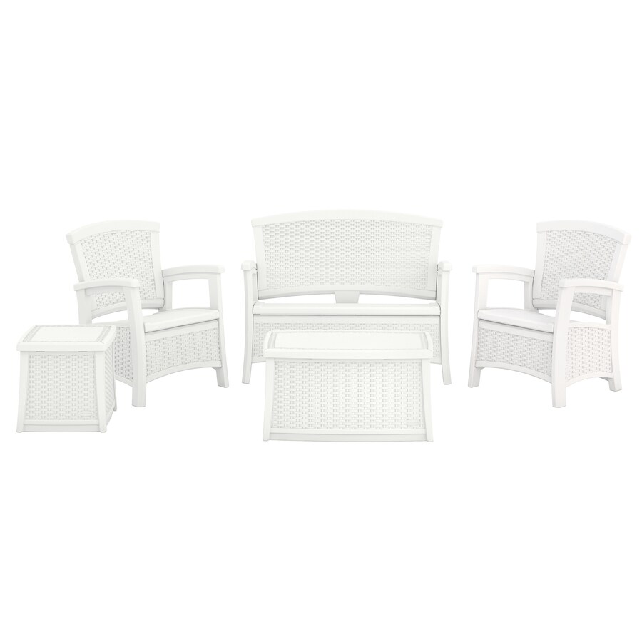 Suncast 5Piece Resin Patio Conversation Set at