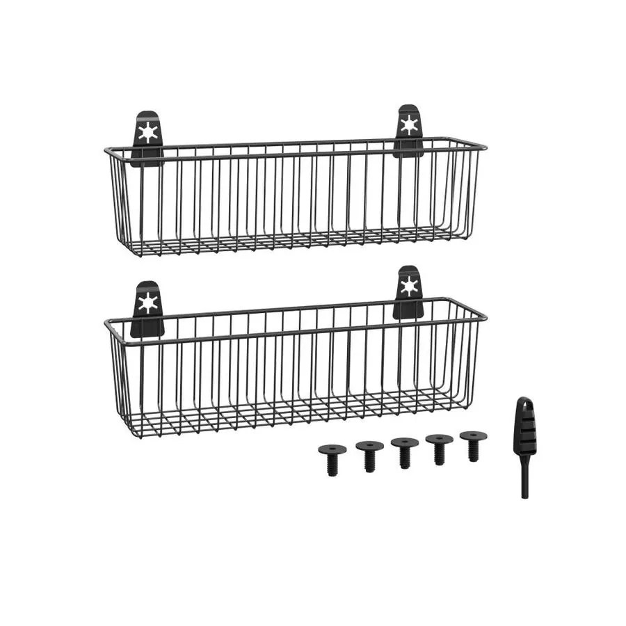 CRAFTSMAN Black Metal Storage Shed Wire Basket in the Storage Shed