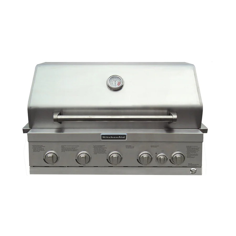 KitchenAid KAID 36IN 5 BURNER BUILTIN H in the BuiltIn Gas Grills