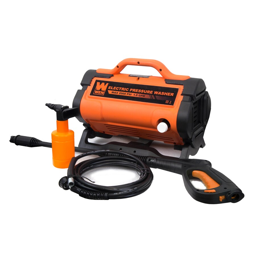 WEN 2000PSI 1.6GPM Cold Water Electric Pressure Washer in the