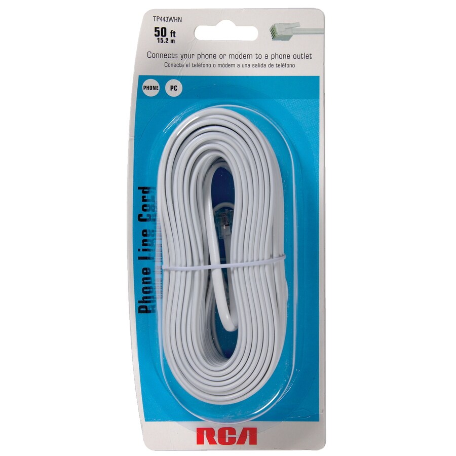 Shop RCA 50' Phone Line Cord at