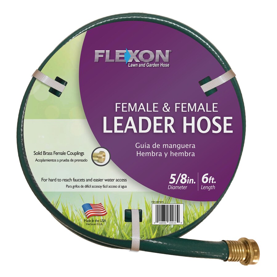 FLEXON 5/8in x 6ft LightDuty Vinyl Green Hose in the Garden Hoses